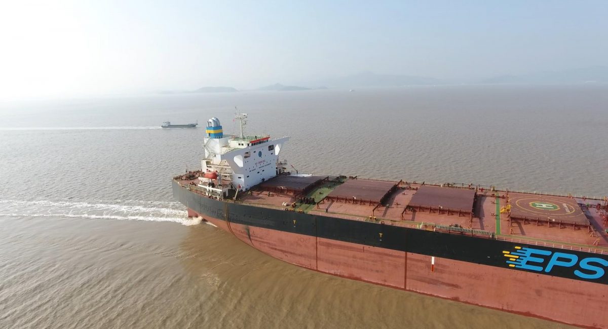 EPS’ Capesize vessel Mount Faber is fitted with Exhaust Gas Cleaning System, a fleet first