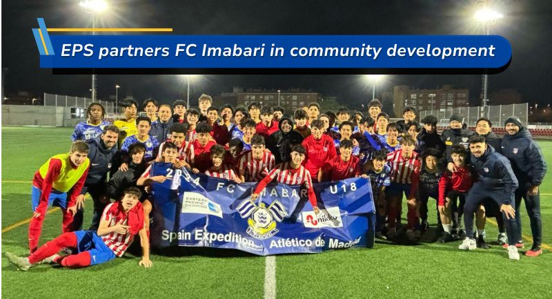 EPS reinforces commitment beyond the shipping community with  FC Imabari Sponsorship
