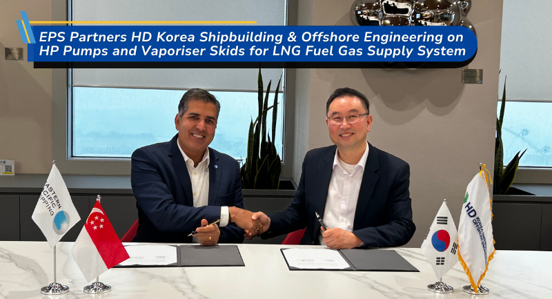 EPS Partners HD Korea Shipbuilding & Offshore Engineering on HP Pumps and Vaporiser Skids for LNG Fuel Gas Supply System